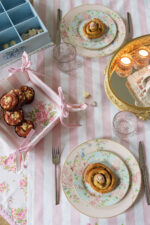 Desserttaldrik Pink Flowers - Image 2
