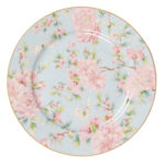 Desserttaldrik Pink Flowers