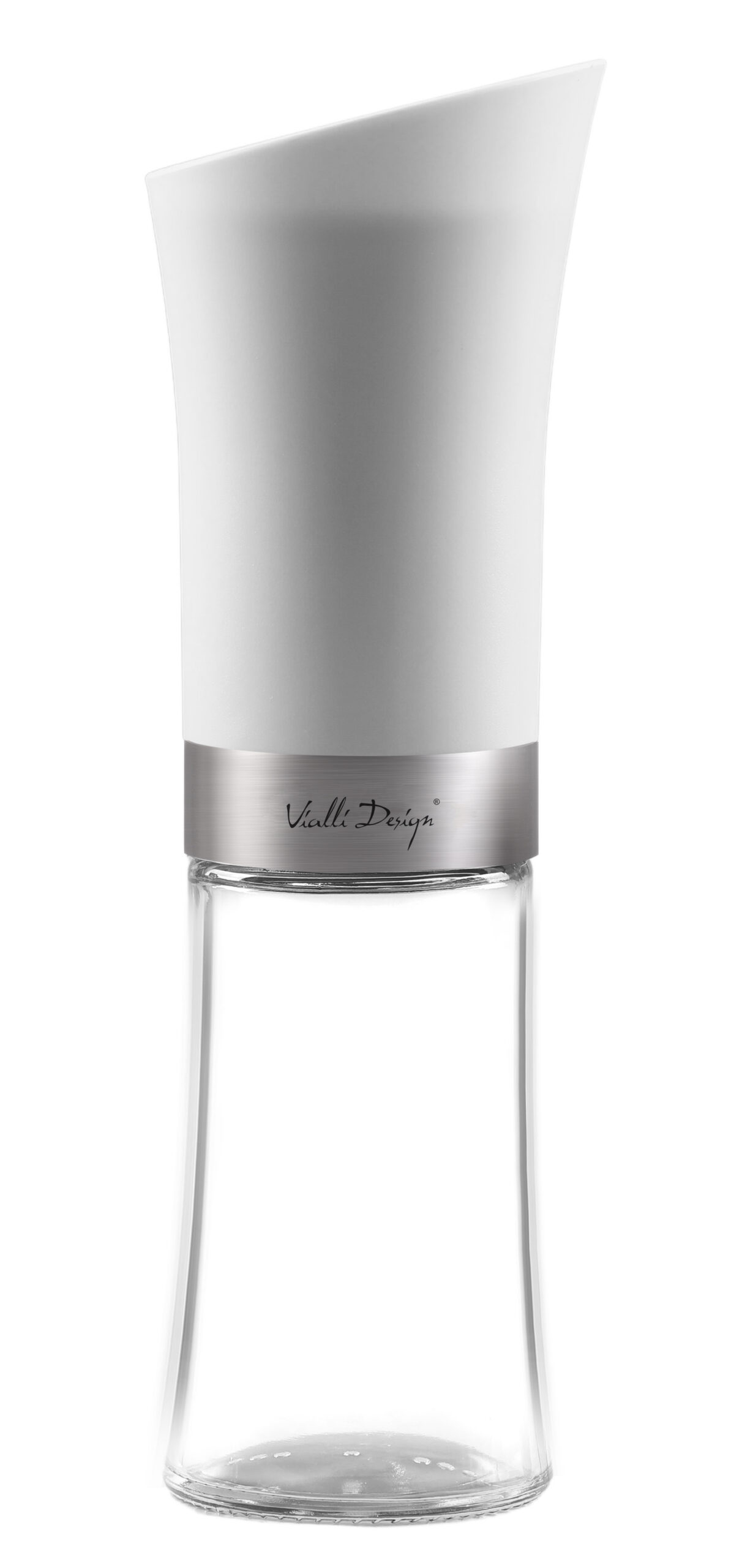 Grawitacyjny młynek do soli i pieprzu elektryczny biały LIVIO 8852 - Image 4