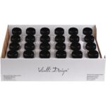 Vilagio vürtsipurkide vitriinid 24 tk, must - Pilt 4
