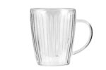 Kahekordse seinaga klaasi sangaga komplekt 250 ml Livio Duo - Pilt 2