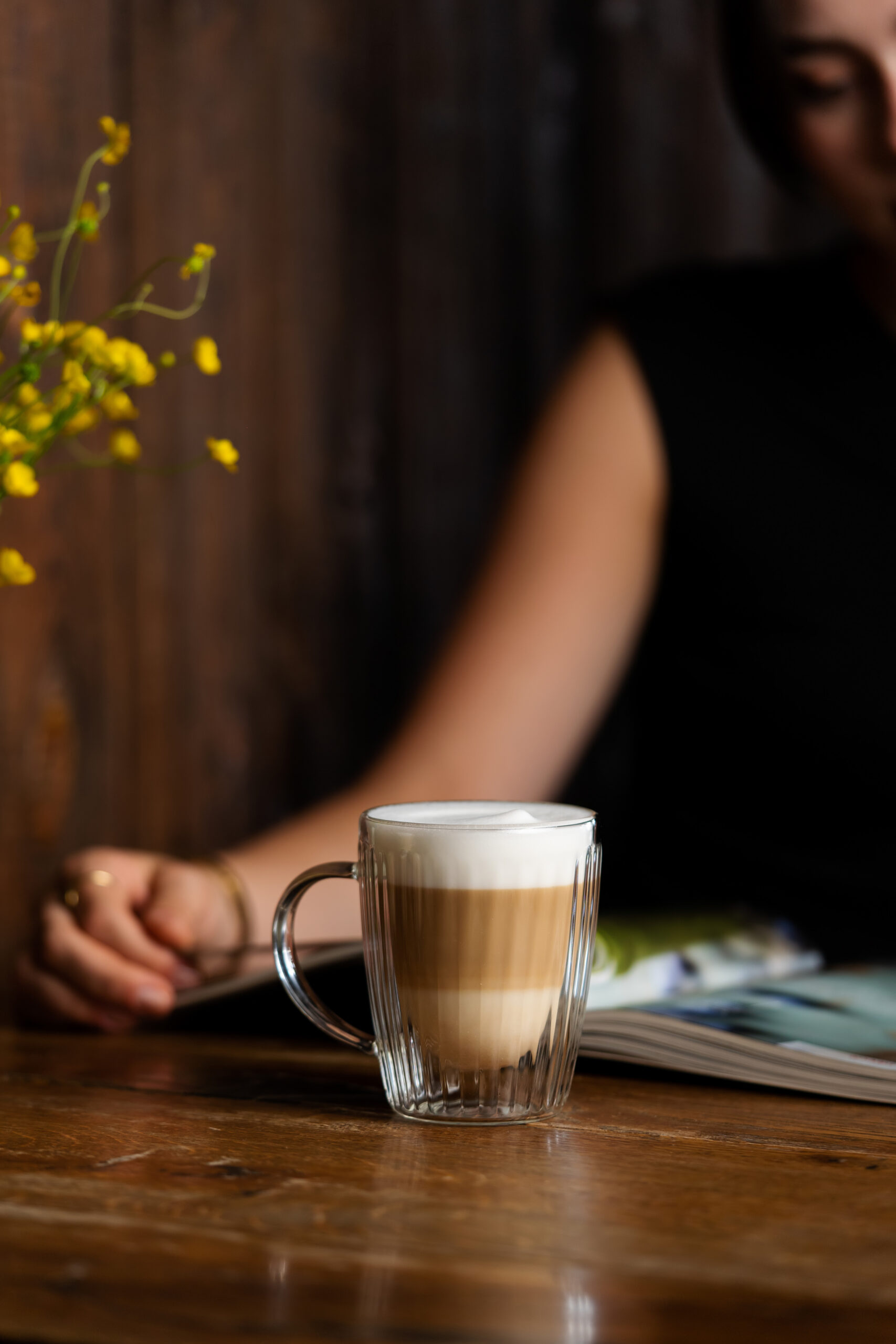 Kahekordse seinaga klaasi sangaga komplekt 250 ml Livio Duo - Image 4