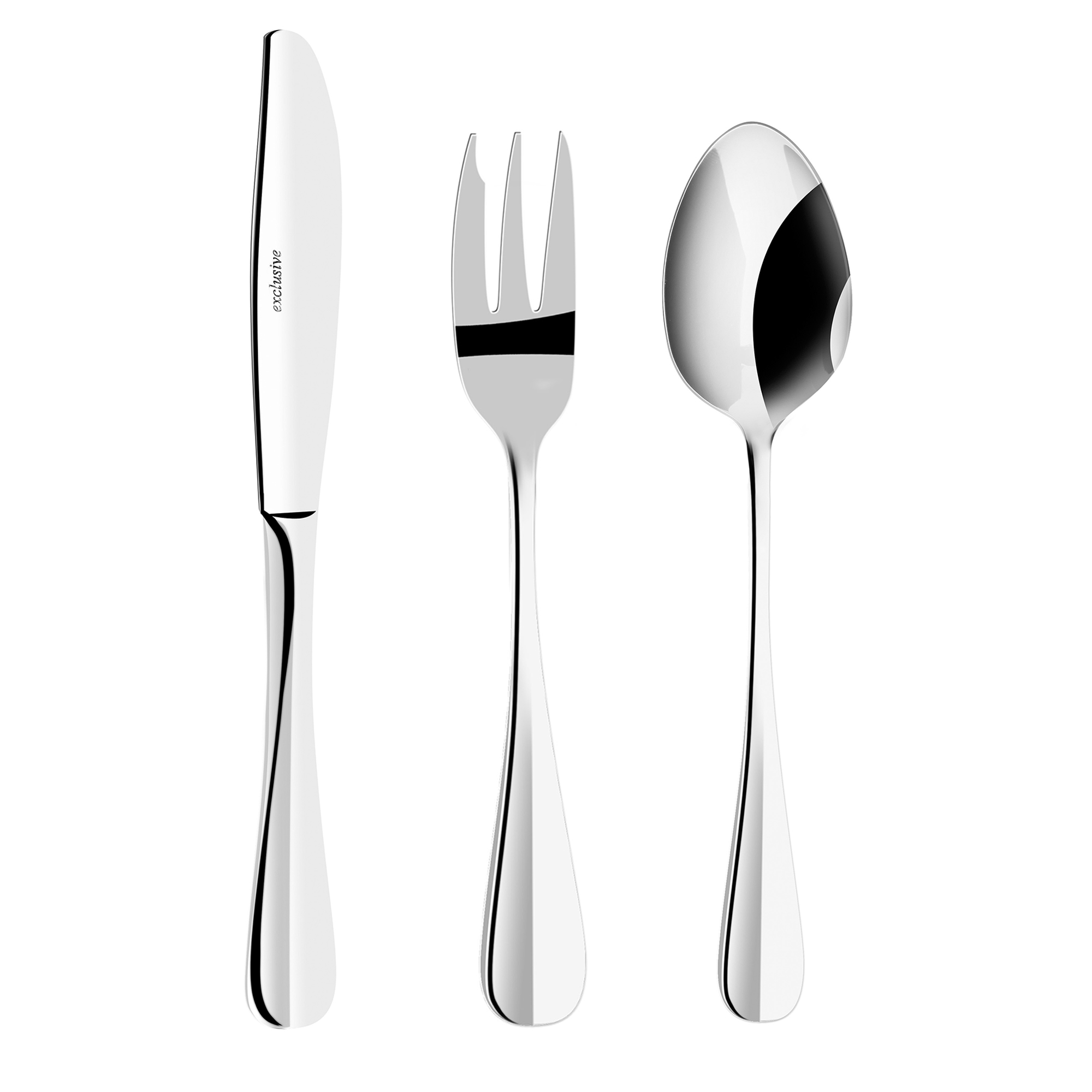 5901638720122 Capri magustoidu söögiriistade komplekt, 24 osa karbis - Image 1