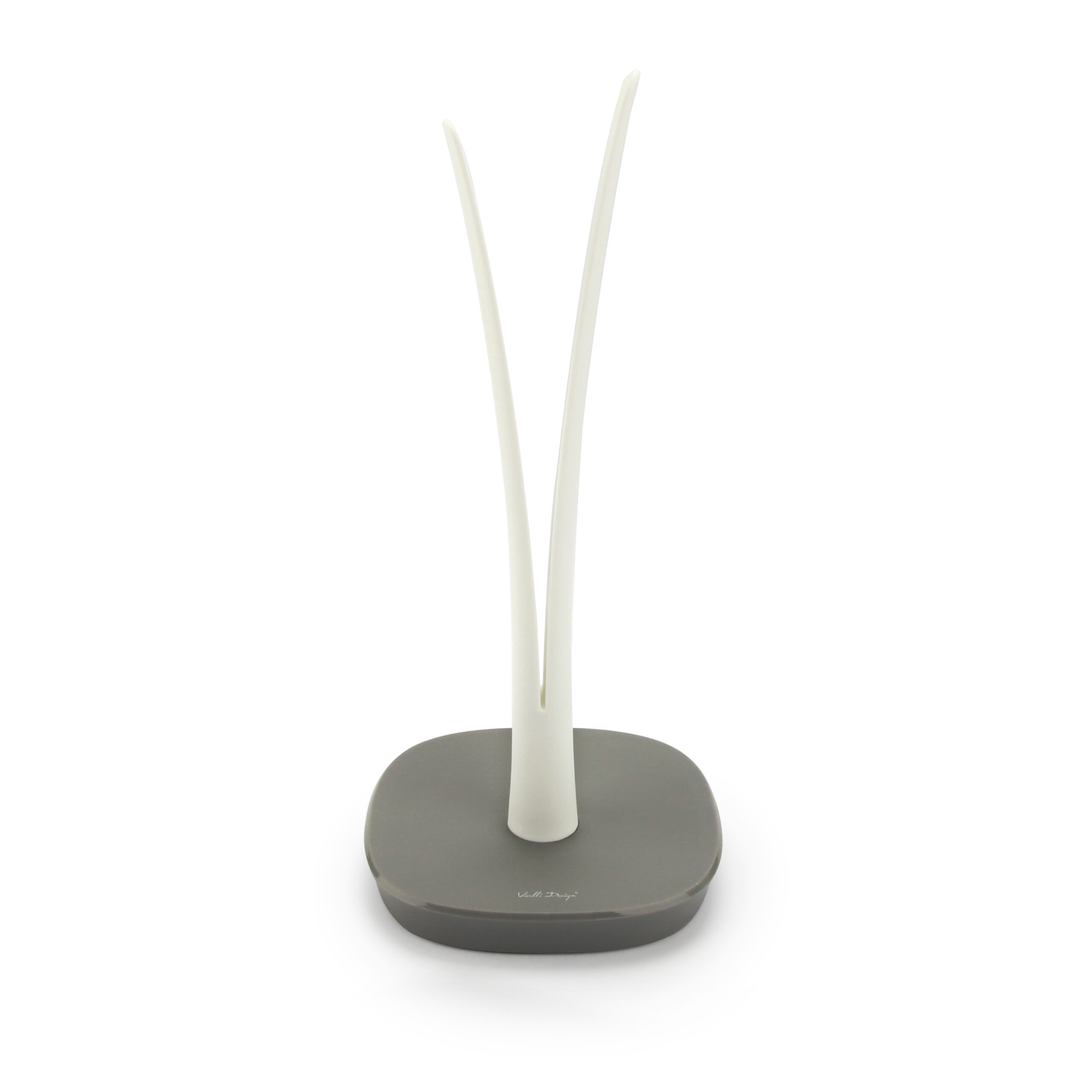 5901638723611_paper_roll_holder_livio_gray Livio hall ja valge paberrätikualus - Image 1