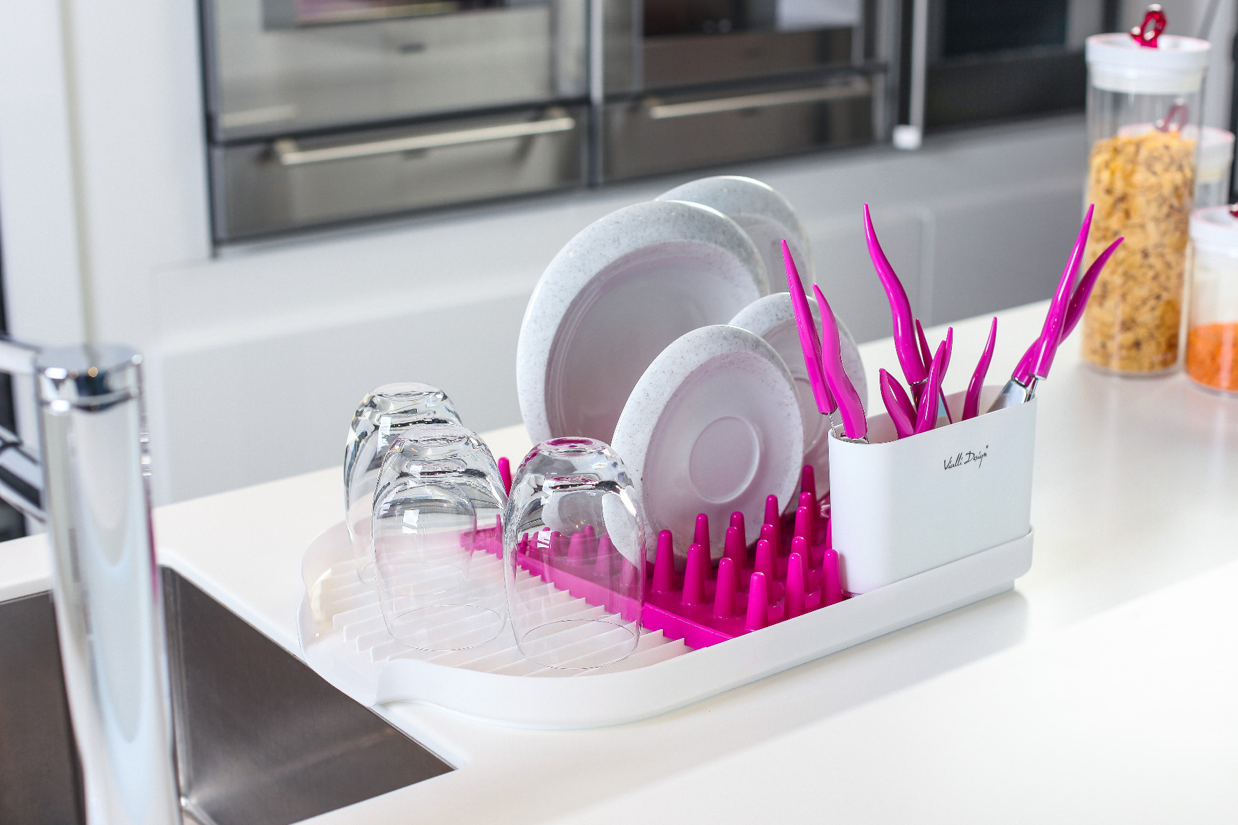 Colori nõudekuivati fuksia - Image 3