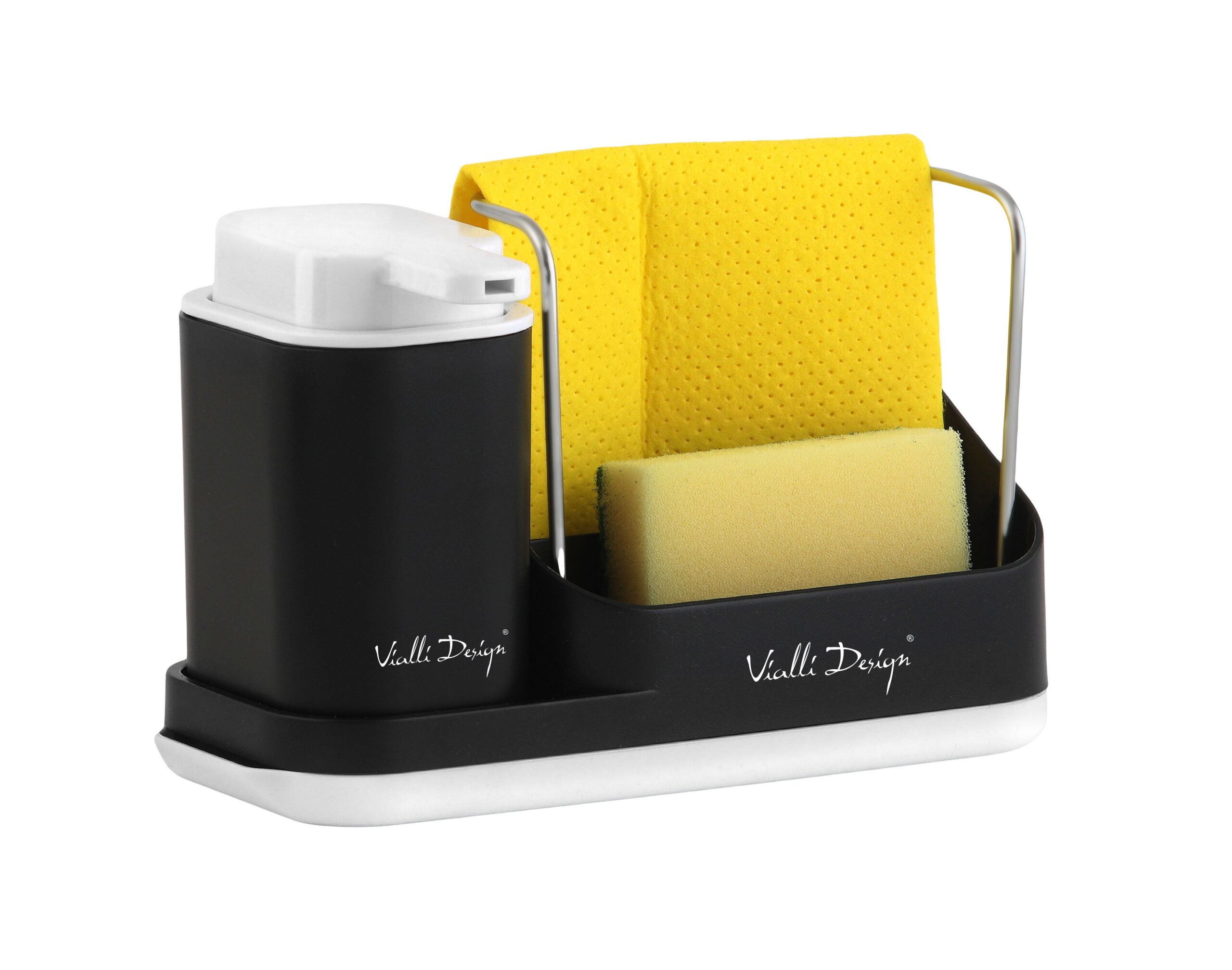 5901638728296-livio-duo-kitchen-organizer_2_ Köögikorraldaja vedeliku dosaatoriga Livio Duo must - Image 1