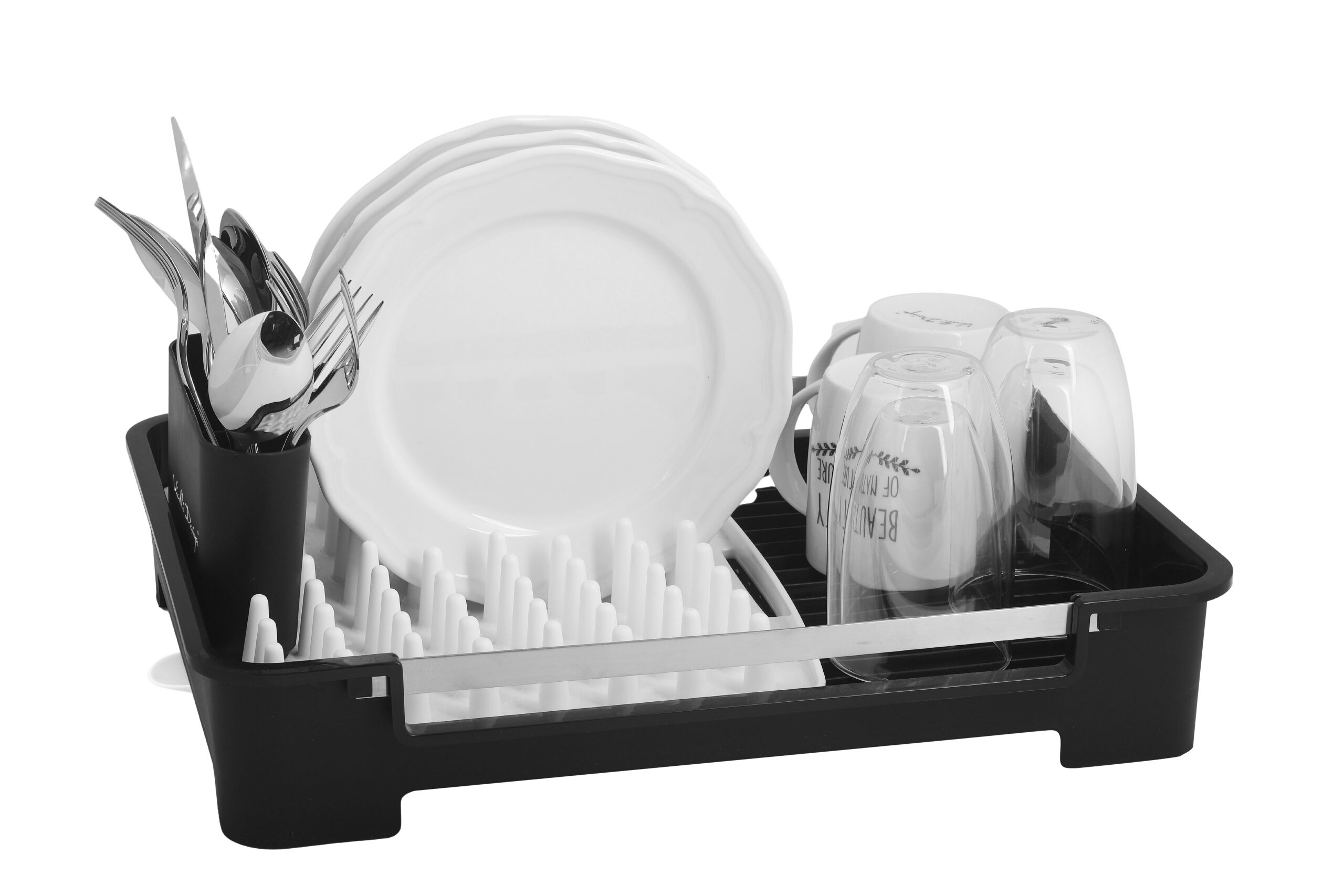 5901638728456_soho_dish_rack_black_4_ SOHO nõudekuivatusrest must - Image 1
