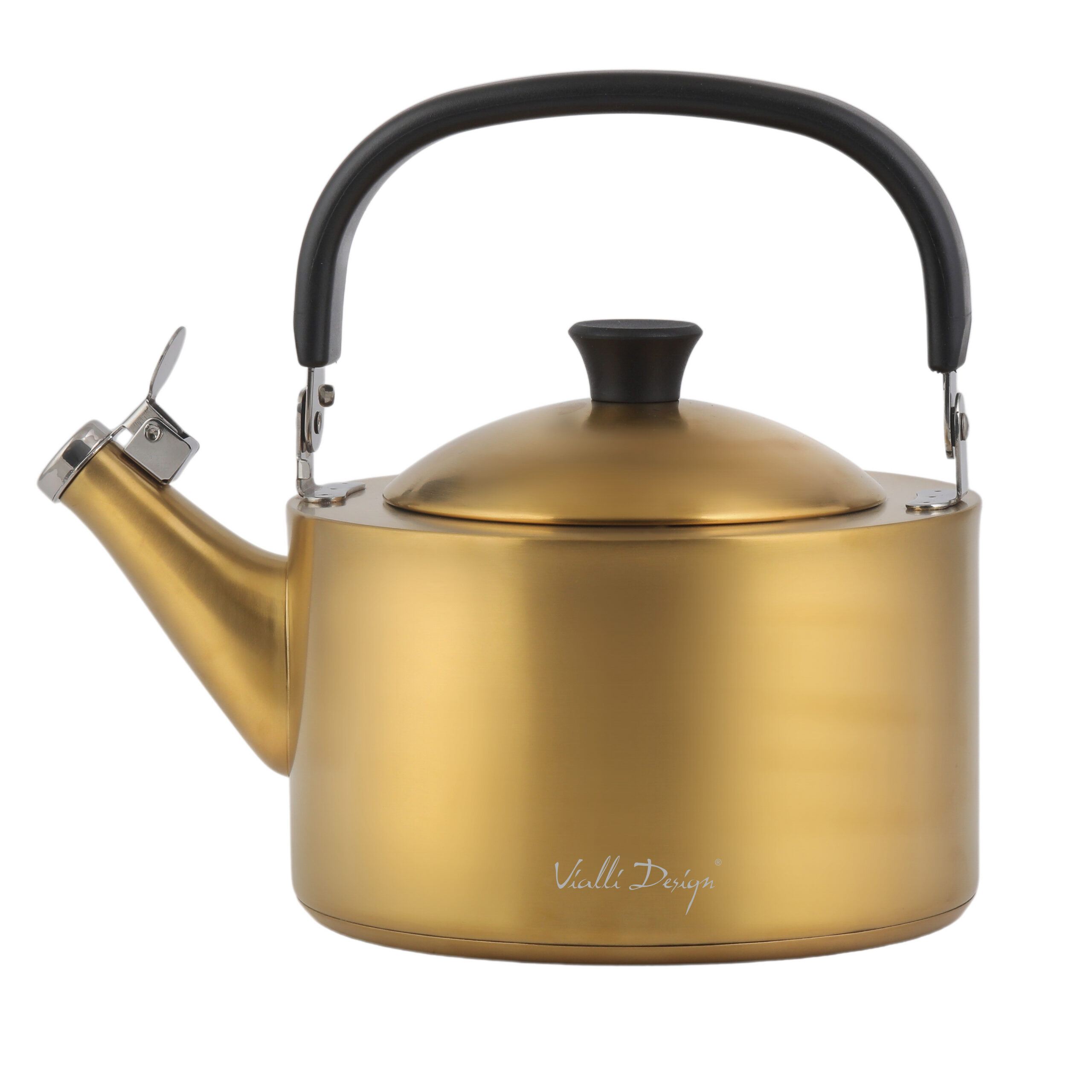 5901638729194_kettle_with_whistle_vialli_design_2 Diamante 1,5l veekeetja vilega, mattkuldne - Image 1