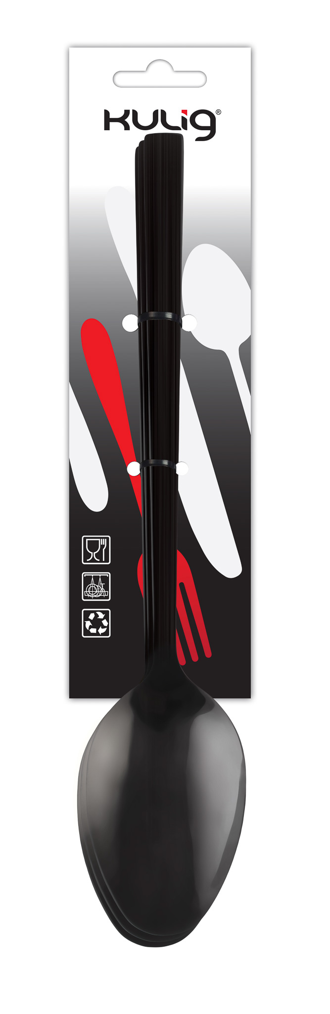 5901638729552_pianoblack_y_ka3szt Mustad söögilusikad, 3 osa - Image 1