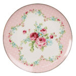 Taldrik Pink Romantic Flowers