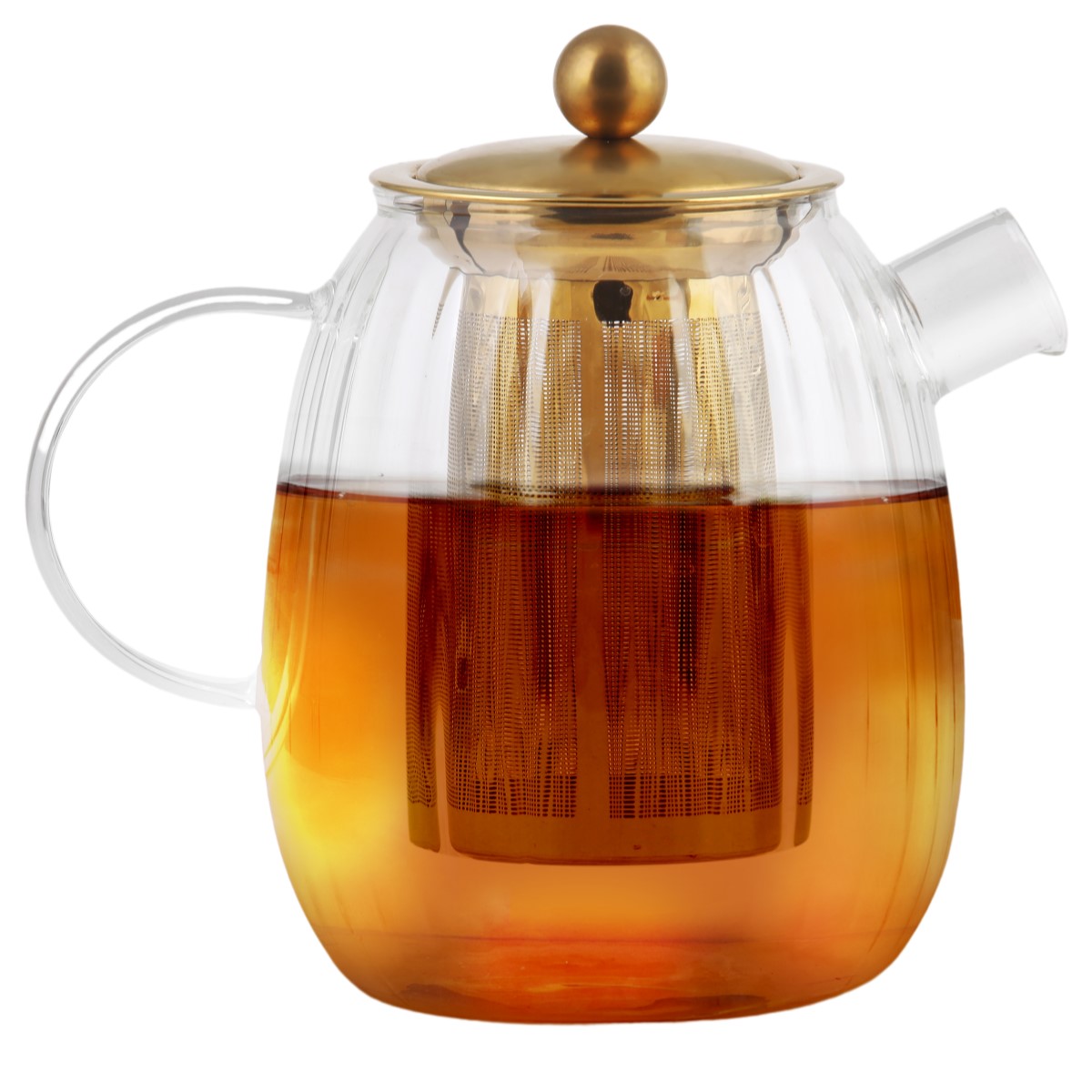 9316 Teekann ml Tulip matt kuld - Image 1