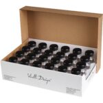 Vilagio vürtsipurkide vitriinid 24 tk, must - Pilt 3