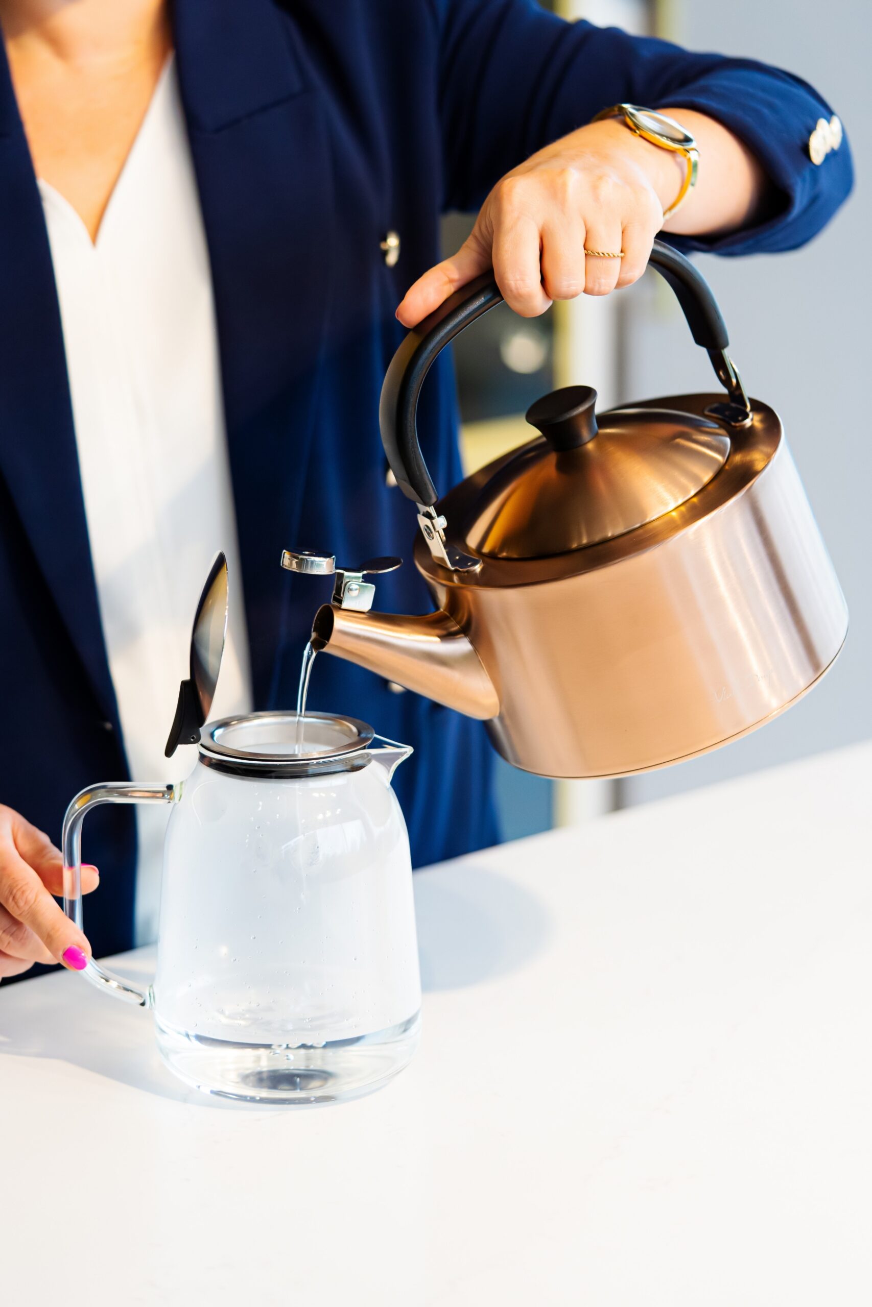 Diamante 1,5l veekeetja vilega, roosakuldne, matt - Image 4