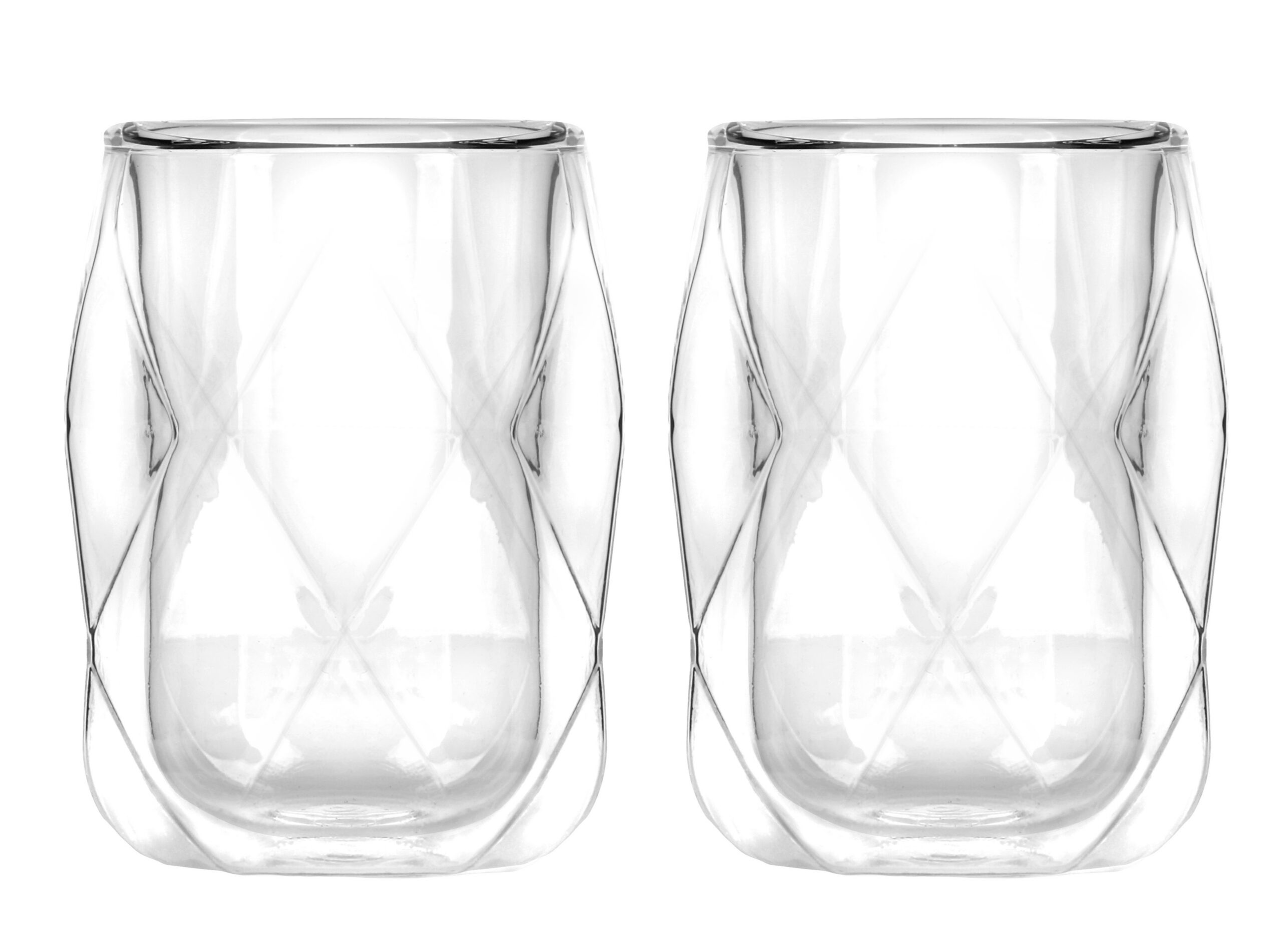 Kaks 100 ml Geo topeltseinaga klaasi - Image 2