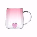 Roosa klaas 350ml Heart AG