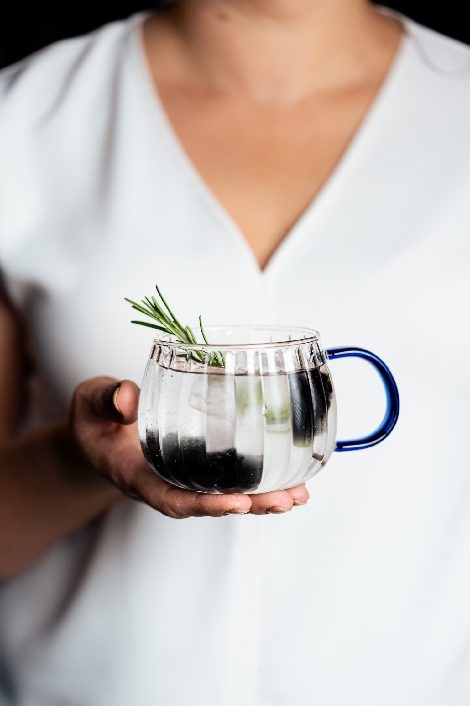 2 klaasi komplekt sinise sangaga 350 ml Tulip - Image 3