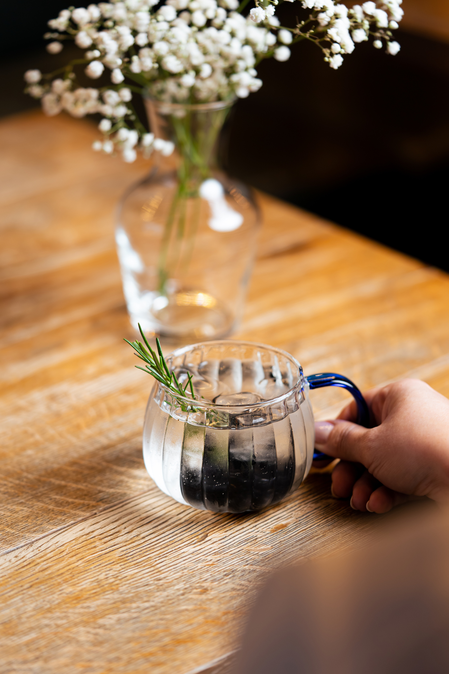 2 klaasi komplekt sinise sangaga 350 ml Tulip - Image 4