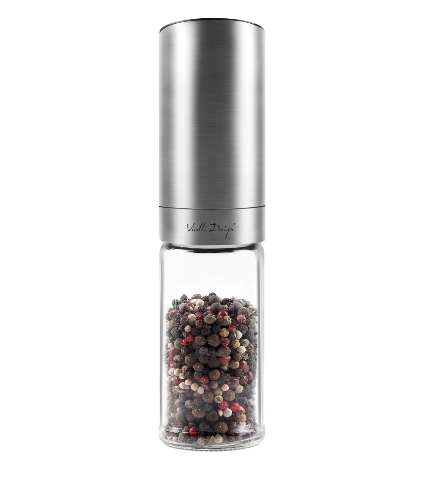 mlyneksoho Grawitacyjny młynek do soli i pieprzu elektryczny stalowy mat SOHO 8869 - Image 1