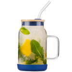 Purk kõrrega 600 ml tumesinine Fuori