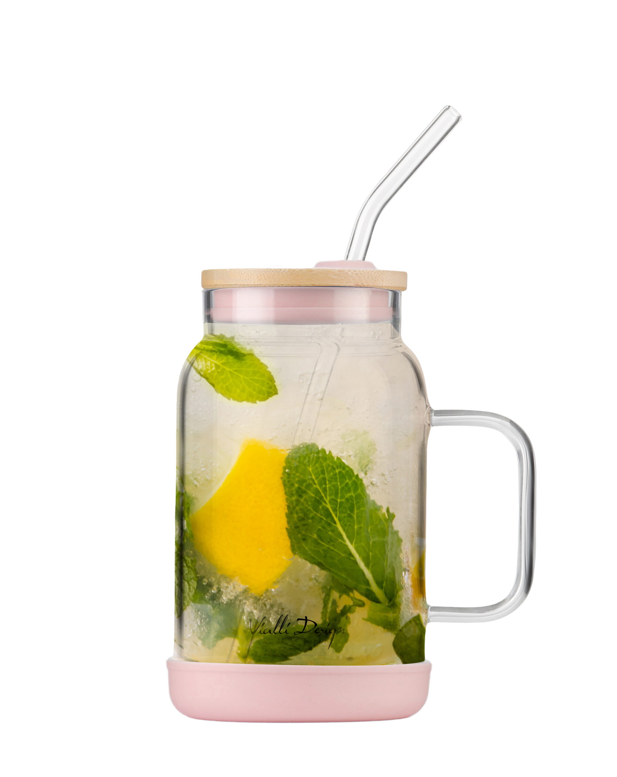 Purk kõrrega 600 ml roosa Fuori - Image 3