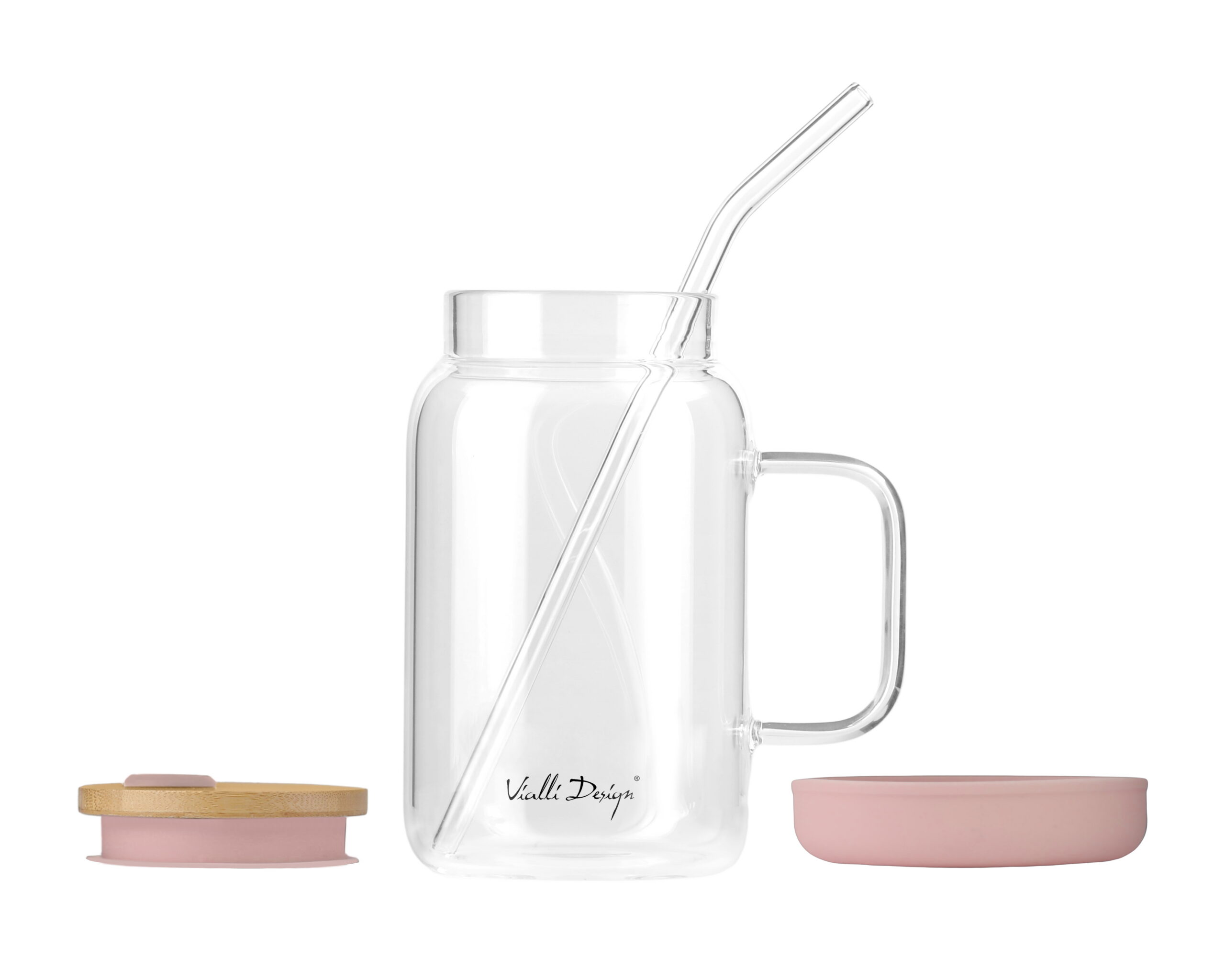 Purk kõrrega 600 ml roosa Fuori - Image 6