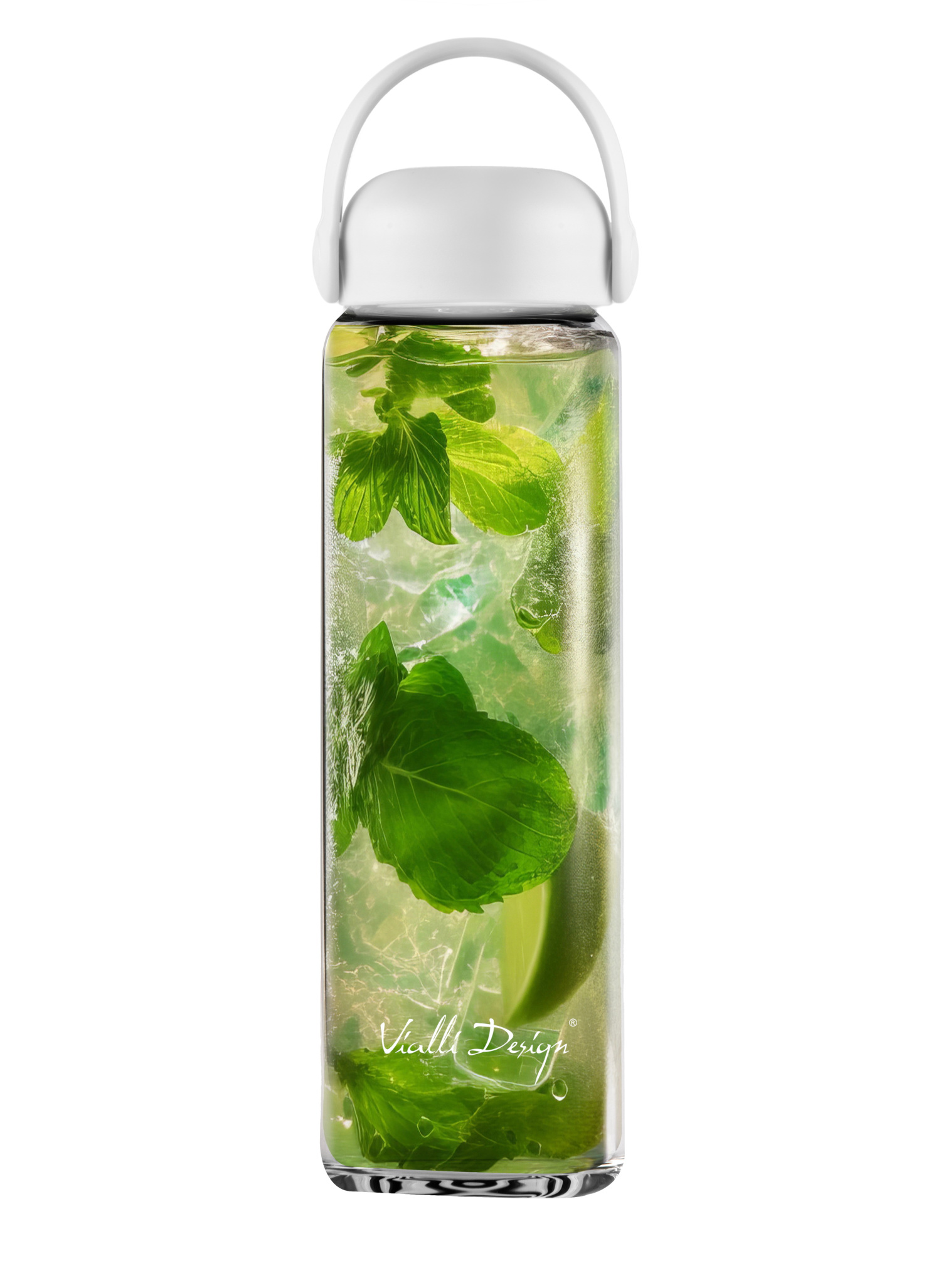 Fuori klaasist veepudel 540 ml valge - Image 4