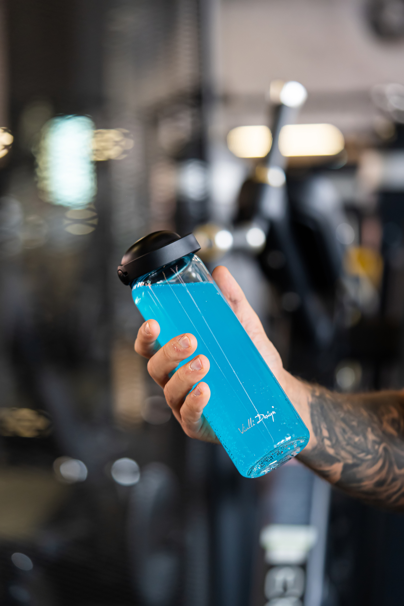 Fuori klaasist veepudel 540 ml must - Image 6