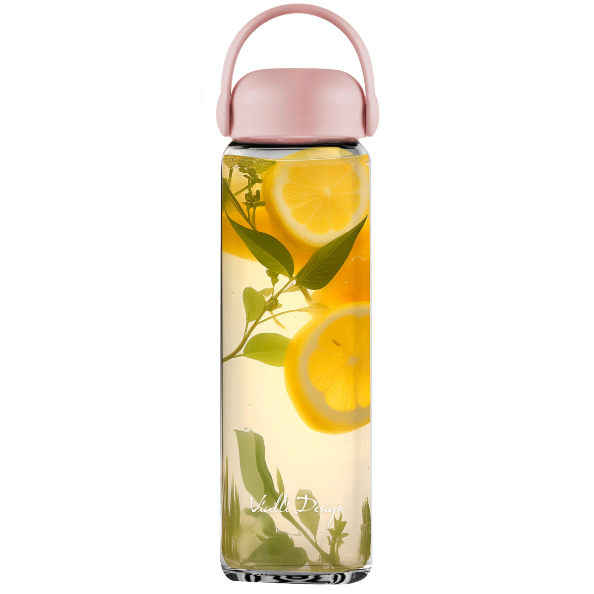 Fuori klaasist veepudel 540 ml roosa - Image 1