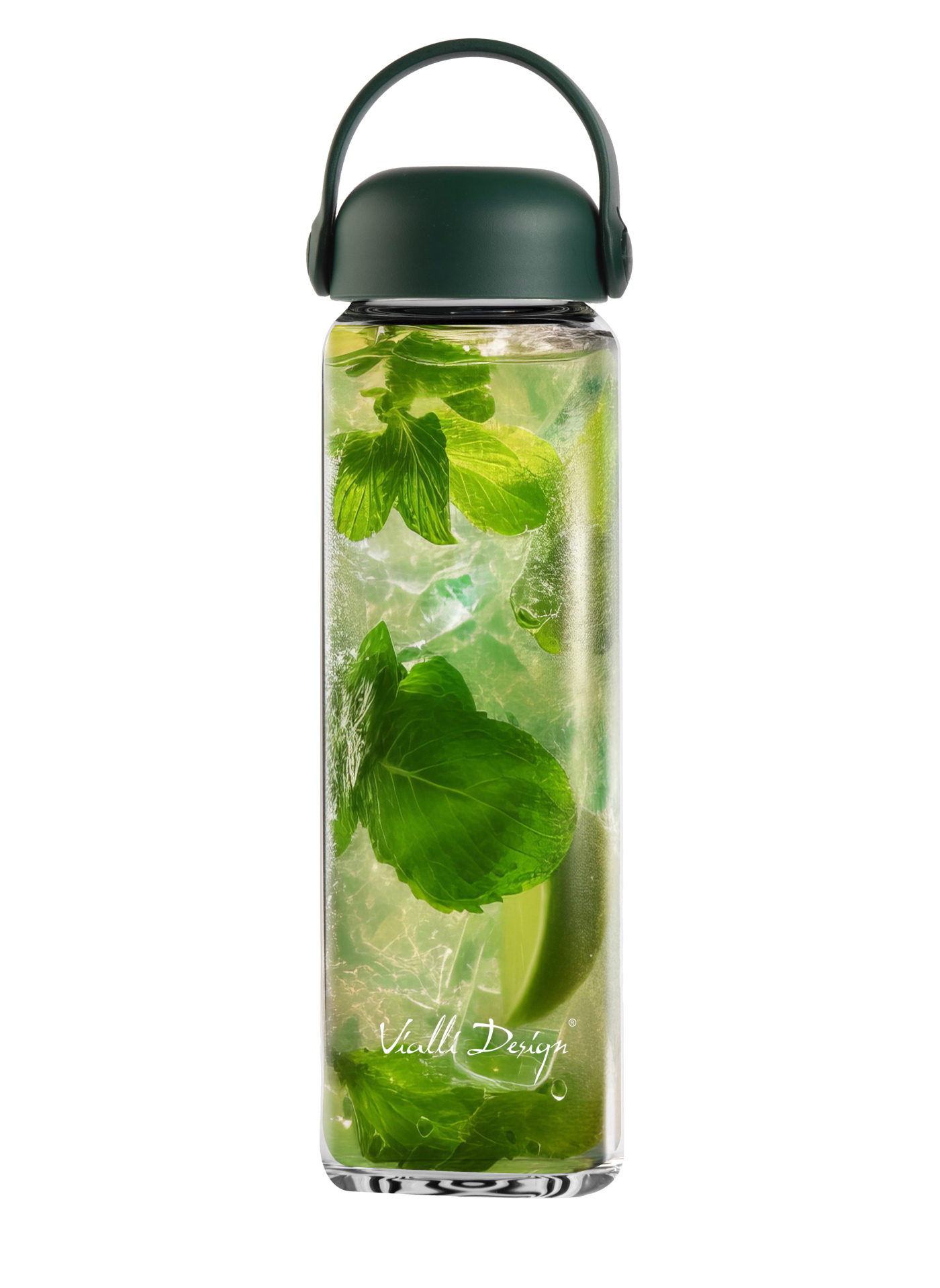 Fuori klaasist veepudel 540 ml roheline - Image 4