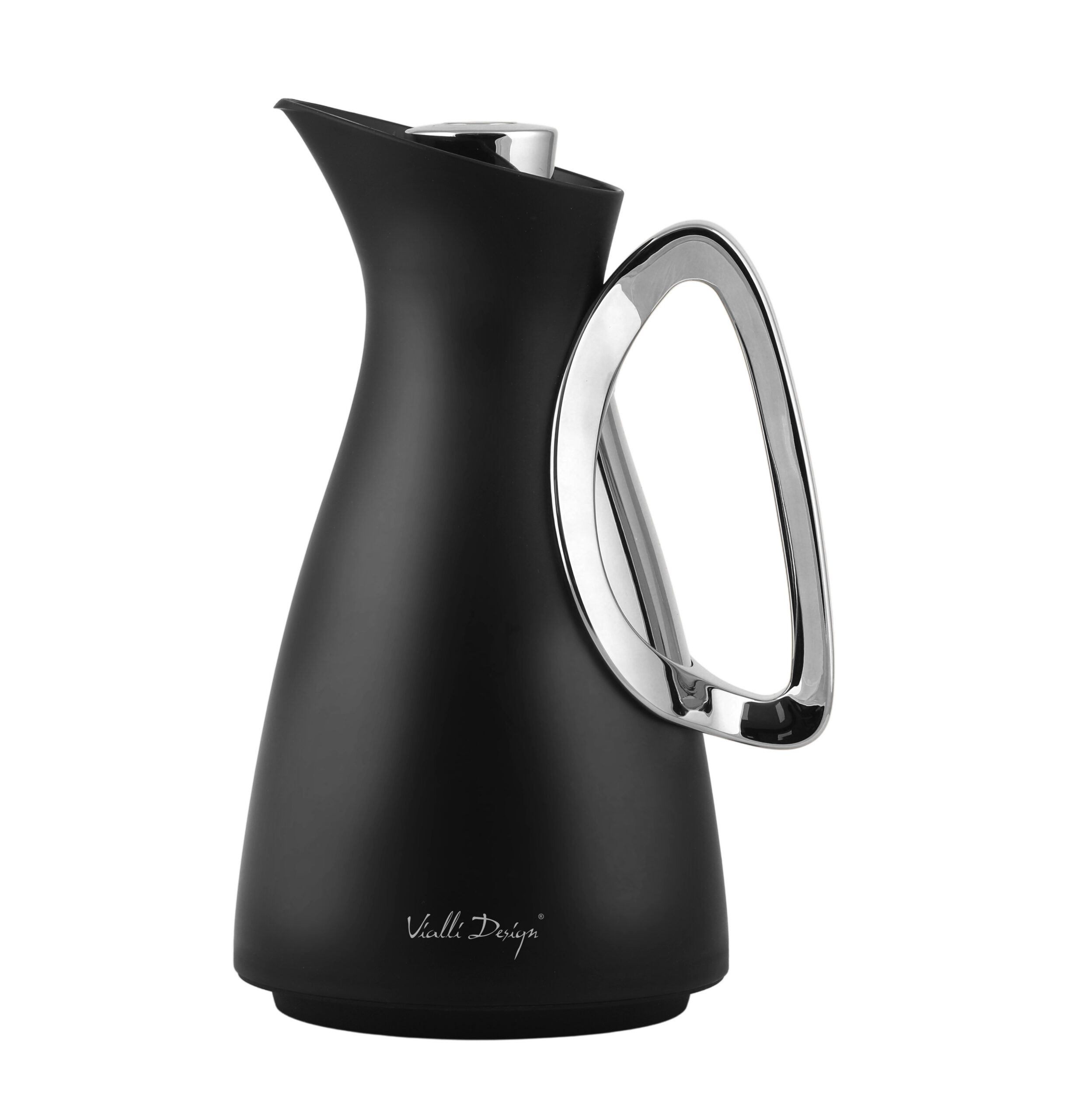 termos_1l_alessia_czarno-srebrny_5901638729217 Alessia termos klaasist sisuga 1l must ja hõbedane - Image 1