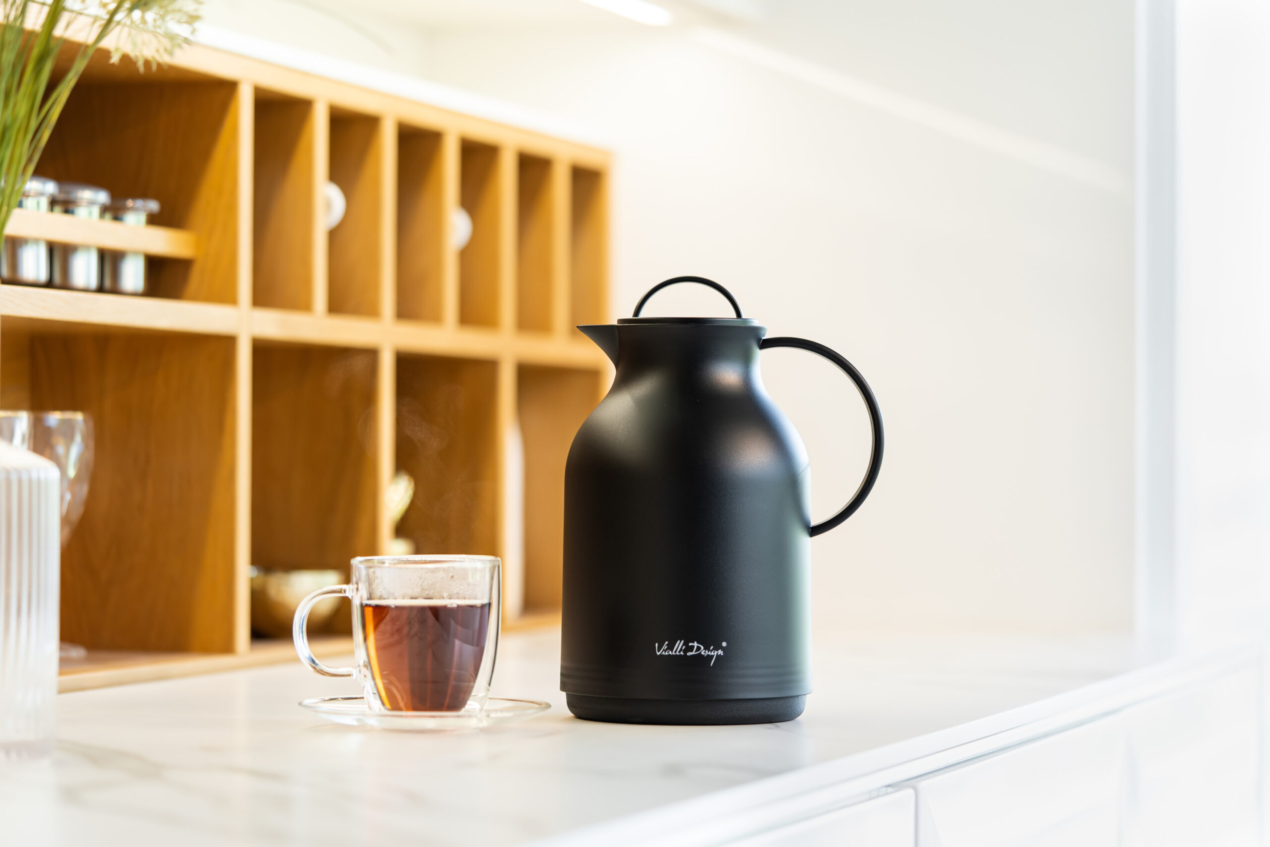 Termos klaasist sisuga 1L AMO must - Image 4