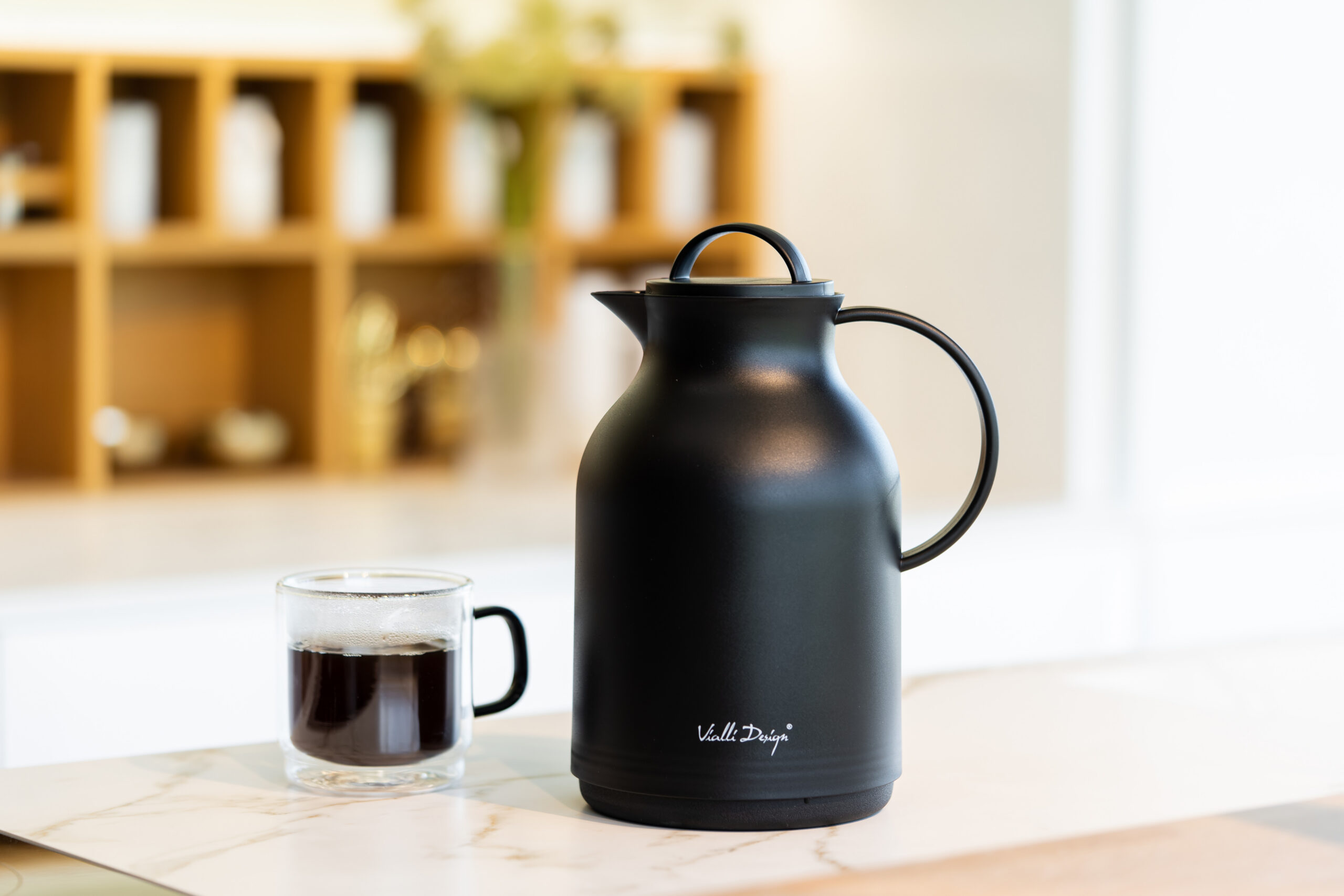 Termos klaasist sisuga 1L AMO must - Image 7