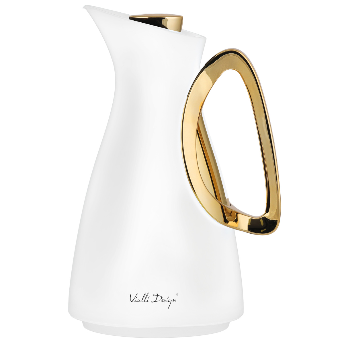 Alessia termos klaasist sisuga 1l valge-kuldne - Image 1