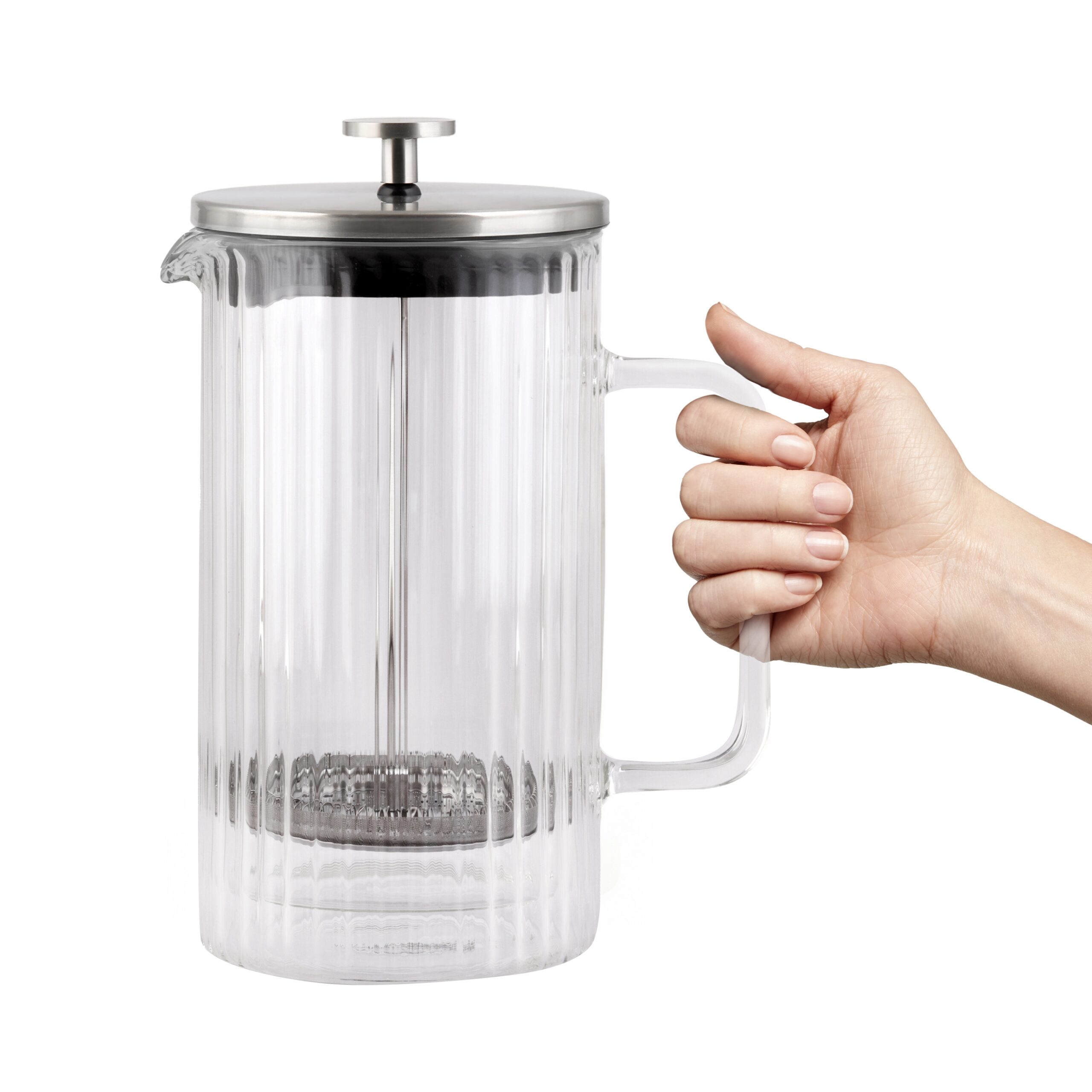 Topeltseinaga kohvi- ja teekann ml Tulip matt hõbe - Image 2