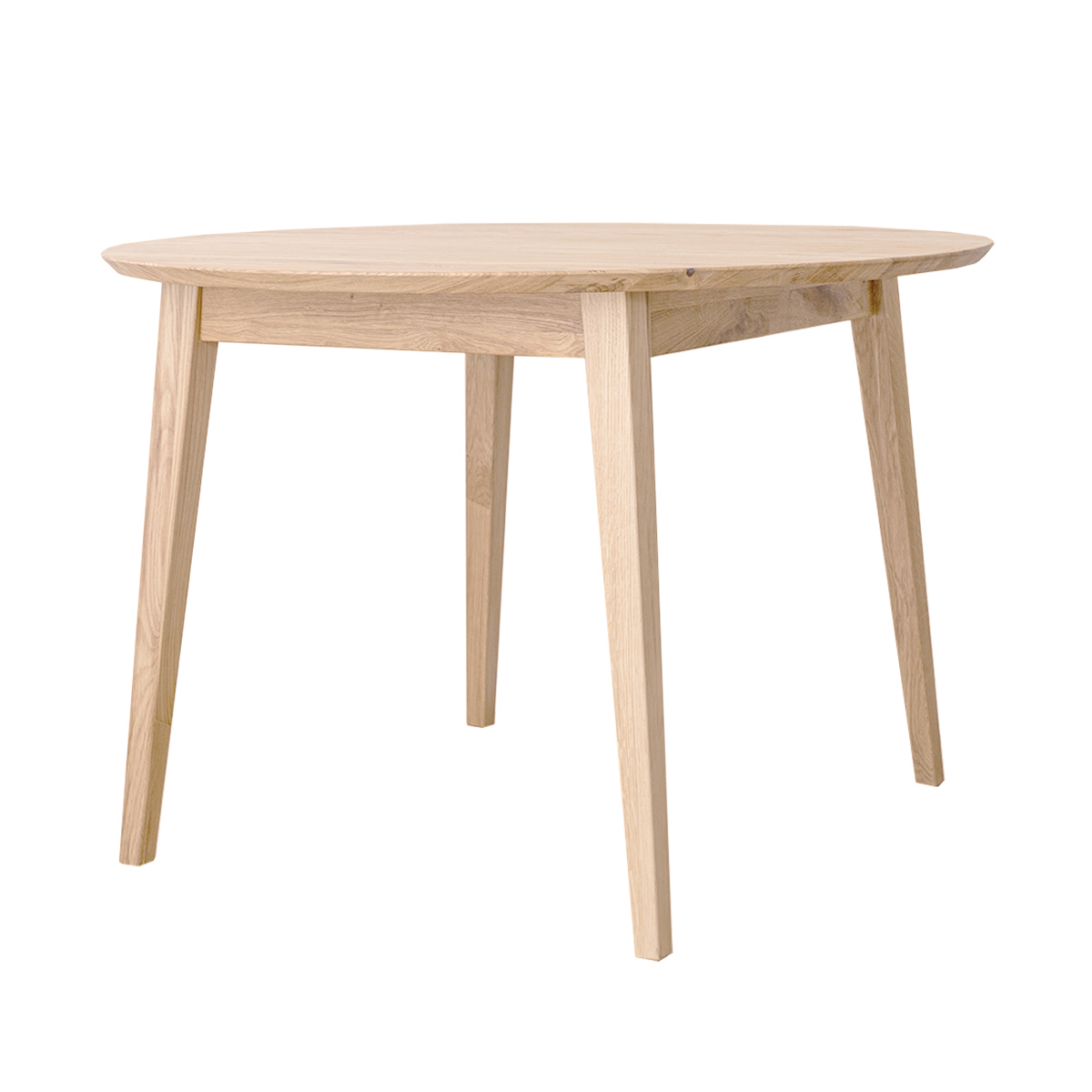 tammepuidust ümar pleegitatud söögilaud 110cm Ümar söögilaud Orbetello pleegitatud, erinevad suurused - Image 1