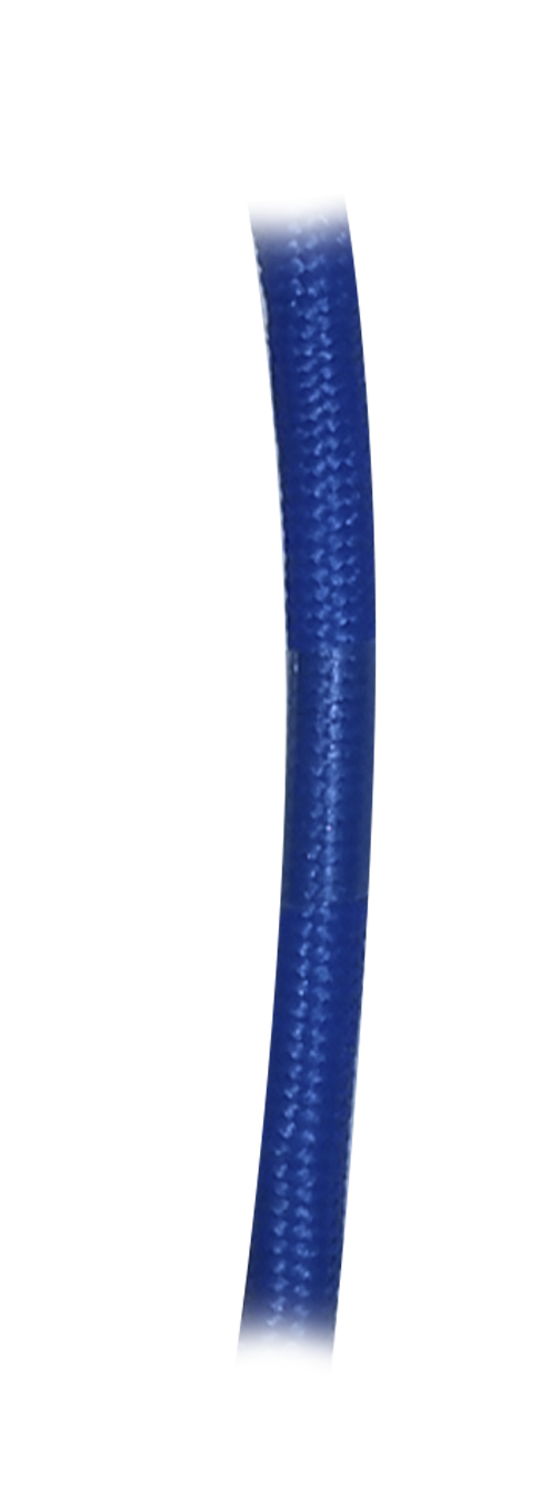 6430062563412 Tekstiiliga kaetud kaabel sinine - Image 1