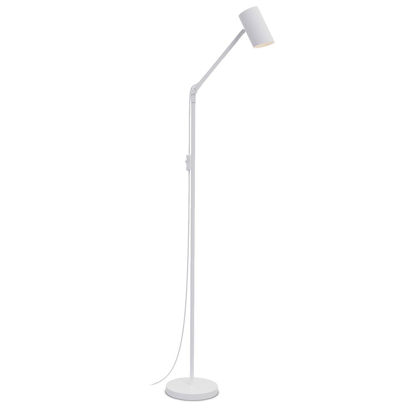 6430062567311 Põrandalamp Everly Valge - Image 1