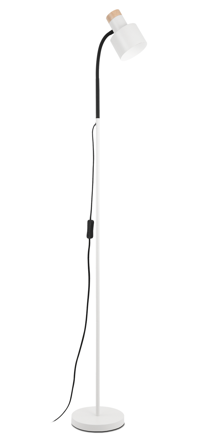6430062567908 Põrandalamp Ciel valge - Image 1