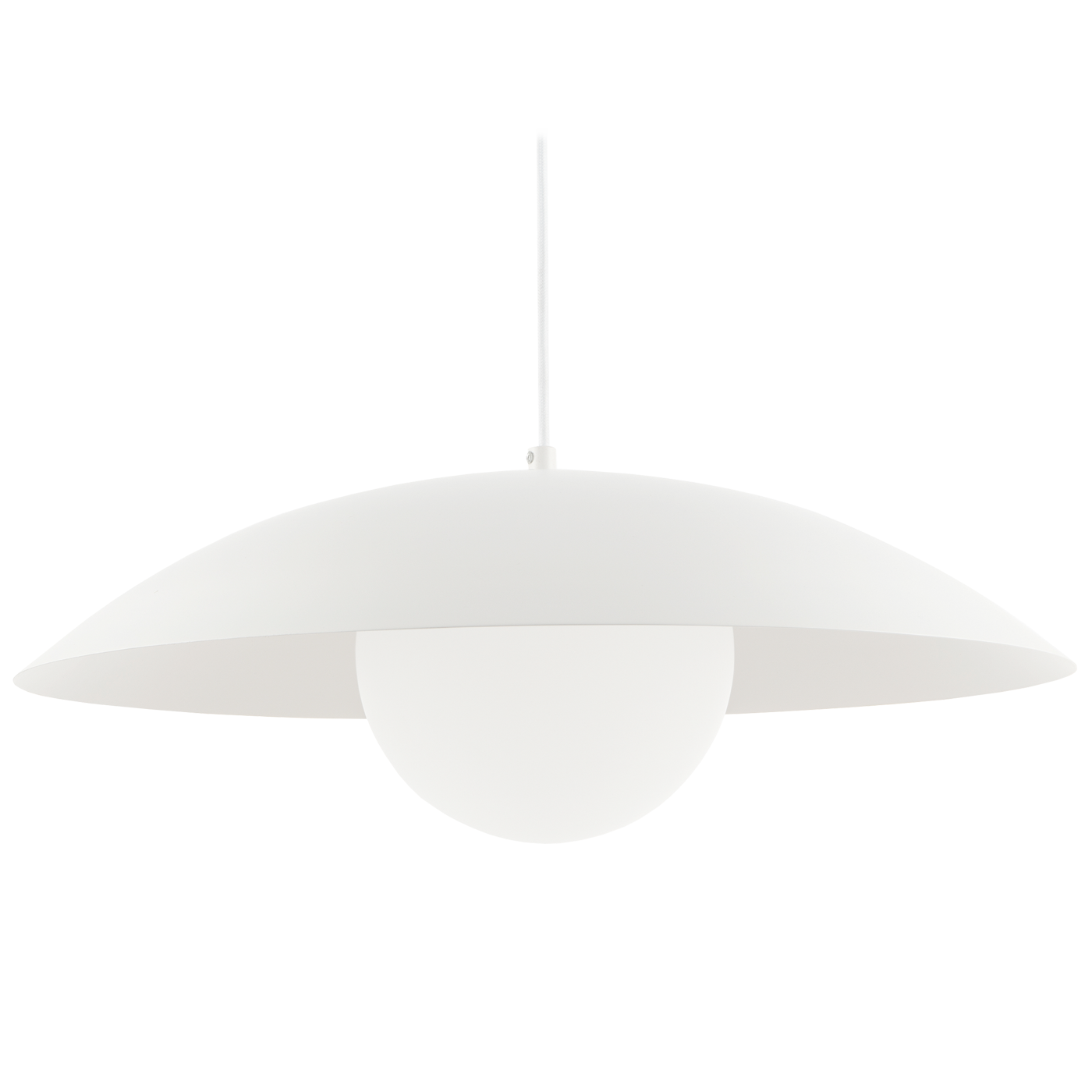 6430062568295 Rippvalgusti Yoko Ø48 valge - Image 1