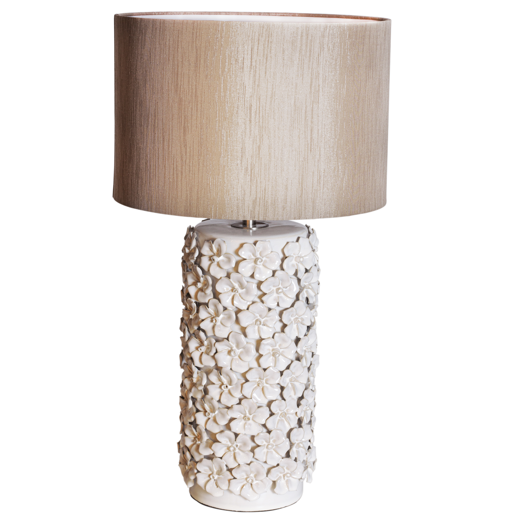 7391741011305_2 Laualamp Fiore H54cm Beež - Image 1