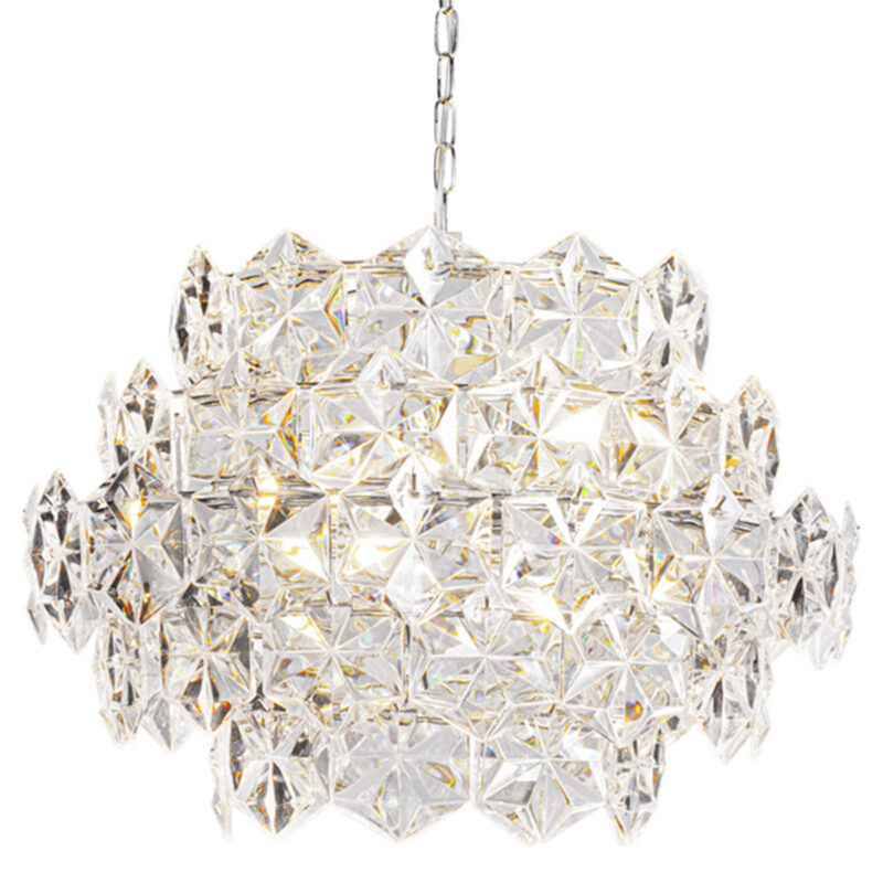 Rippvalgusti Monarque Mini Ø58 cm, läbipaistev – Kodubutiik