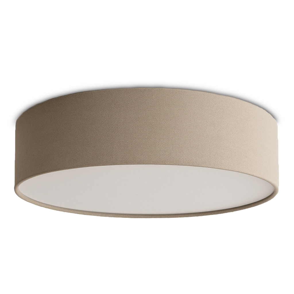 7393168201130 Laelamp Abbie Ø38 cm beež - Image 1