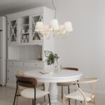 Rippvalgusti Lynx Ø75 cm, kroom/valge - Pilt 6