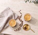 2-osaline komplekt: espressotassi 120 ml kuldse äärisega Geo Gold - Pilt 4