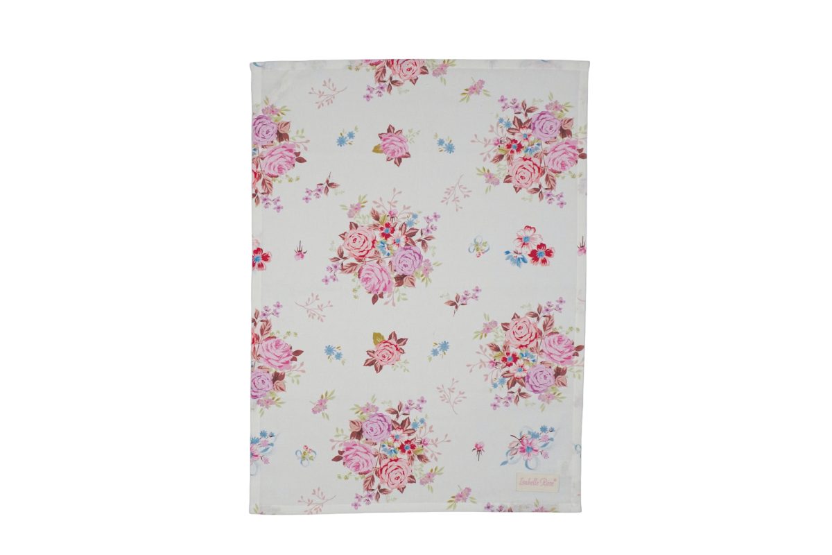 köögirätik lillelise mustriga Köögirätik Flora - Image 1