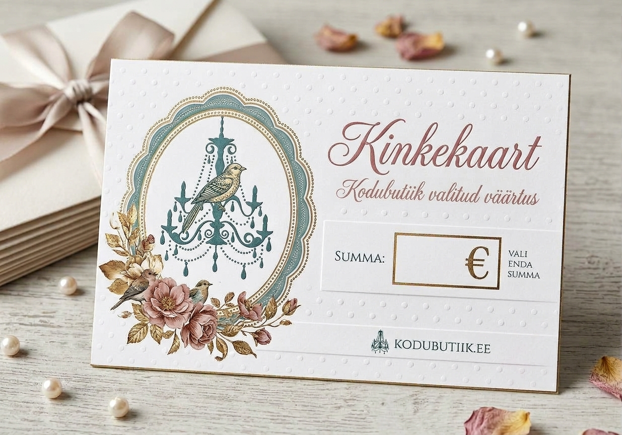Kodubutiik kinkekaart – vali ise summa